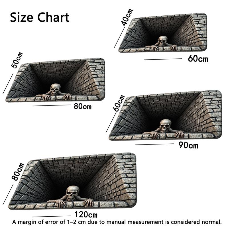 3D Halloween Horror Doormat