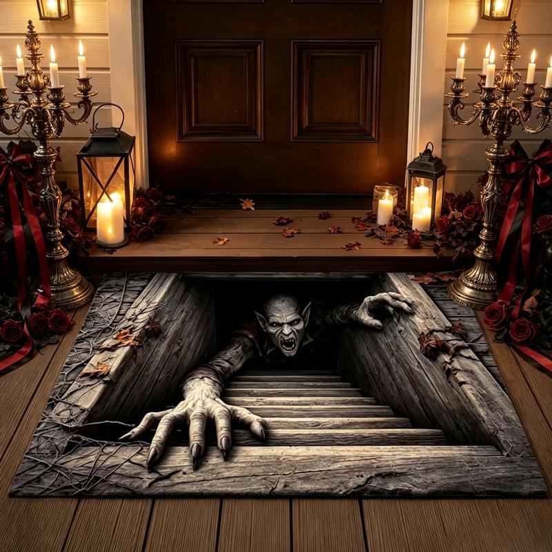 3D Halloween Horror Doormat