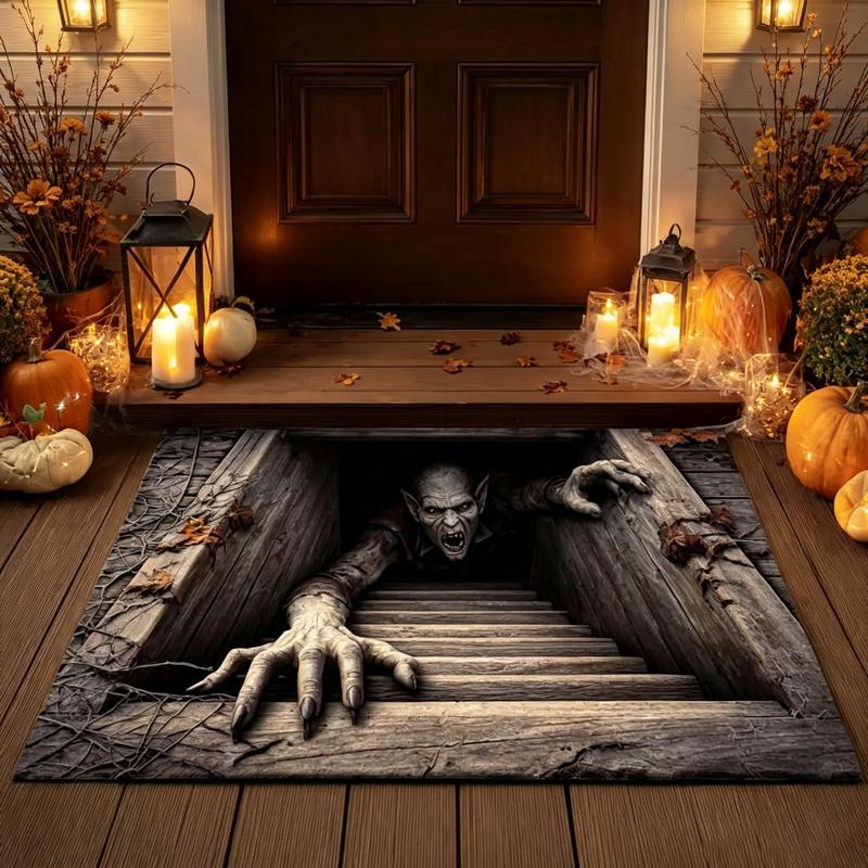 3D Halloween Horror Doormat