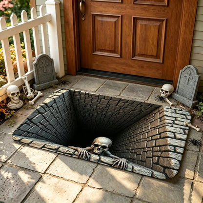 3D Halloween Horror Doormat