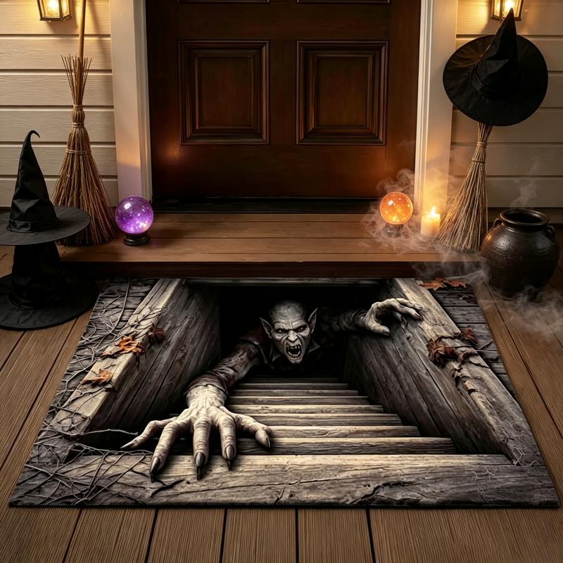 3D Halloween Horror Doormat