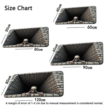3D Halloween Horror Doormat